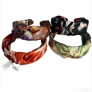 NEW Anthropologie Knotted Print Headband Lot